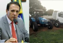 Tocantínia recebeu um caminhão toco e um trator agrícola para atender os pequenos produtores