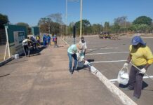 Mutirão de revitalização de espaços de lazer começa pelo Centro Olímpico de Gurupi