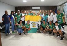 Prefeita Josi Nunes recepciona equipe do Gurupi Esporte Clube