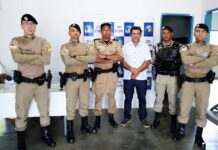 Mais policiais chegam para reforçar o efetivo do Pelotão Operacional da Polícia Militar em Tocantínia