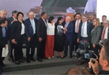 Diretoria do Hospital Dom Orione participa de cerimônia com o presidente da República