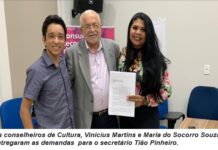 Gurupienses que integram o Conselho de Políticas Culturais do Tocantins apresentam demandas ao secretário de Cultura