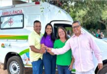 Deputada Vanda Monteiro entrega ambulância para o Assentamento Loroty, em Lagoa da Confusão