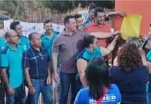 Inaugurado ao escritório que abriga a sede da Associação de Moradores e Pequenos Produtores Rurais do Povoado Palminha, em Tocantínia
