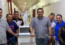 Deputado Gutierres Torquato inicia a semana visitando o HRG e conversando com servidores da saúde