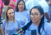 Ao lado de Berenice Barbosa, Leila Bonagura participa da campanha Agosto Lilás no Sul do Estado