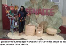 Artesanato gurupiense participam é exposto na Fenacce, em Fortaleza (CE)