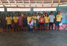 Acadêmicos do polo indígena da Universidade da Maturidade em Tocantínia têm aula sobre saúde bucal