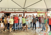 Guilherme Gama recebe apoio político do deputado Alexandre Guimarães.