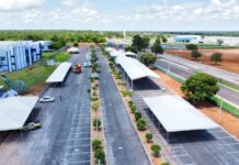 Gurufolia 2024: Montagem da estrutura já começa a ser feita pela organização