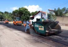 Prefeitura de Gurupi avança com obras de recapeamento asfáltico em CBUQ e inicia serviço na Avenida Pernambuco