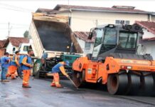 Prefeitura de Gurupi avança com obras de recapeamento asfáltico e Avenida Piauí começa a receber o serviço