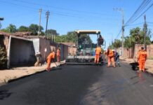 Prefeitura de Gurupi inicia obras de pavimentação asfáltica no Residencial Daniela e intensifica frentes de recapeamento nos bairros